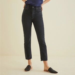 AGOLDE Riley Crop Straight Leg Jean in Scene